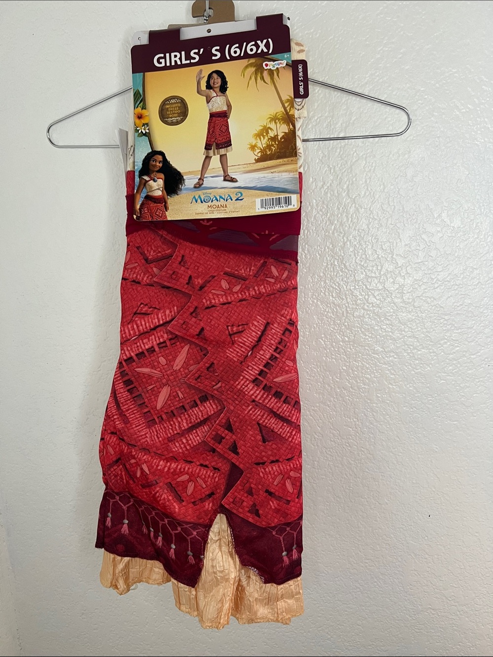 New Disney Moana 2 Inspired Girls' dress costume size small 6/6x